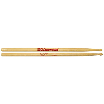 Two drumsticks with Liverpool branding on a white background
