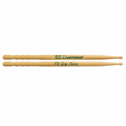 Two drumsticks with a visible brand logo on a white background