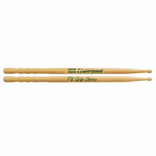 Two drumsticks with a visible brand logo on a white background