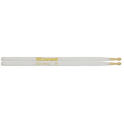 Two drumsticks with 'Liverpool' branding on a white background