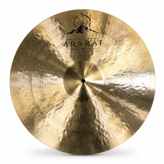 Phantom ARARAT 22" Ride handcrafted Turkish B20 ride cymbal showcasing premium bronze craftsmanship.