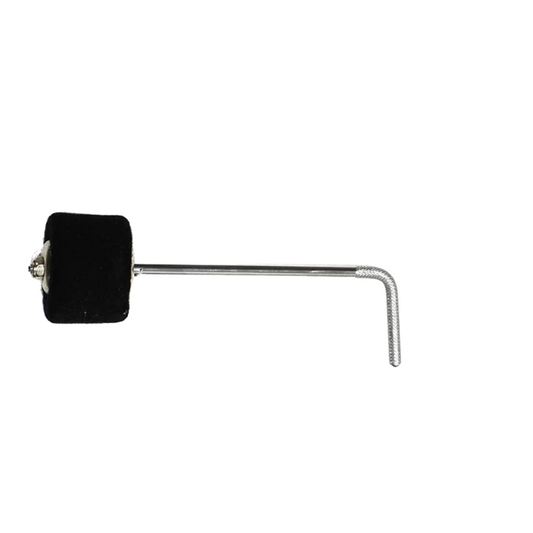 Bass Drum Trigger – Realistic Kick Drum Pad with Felt Beater Hammer