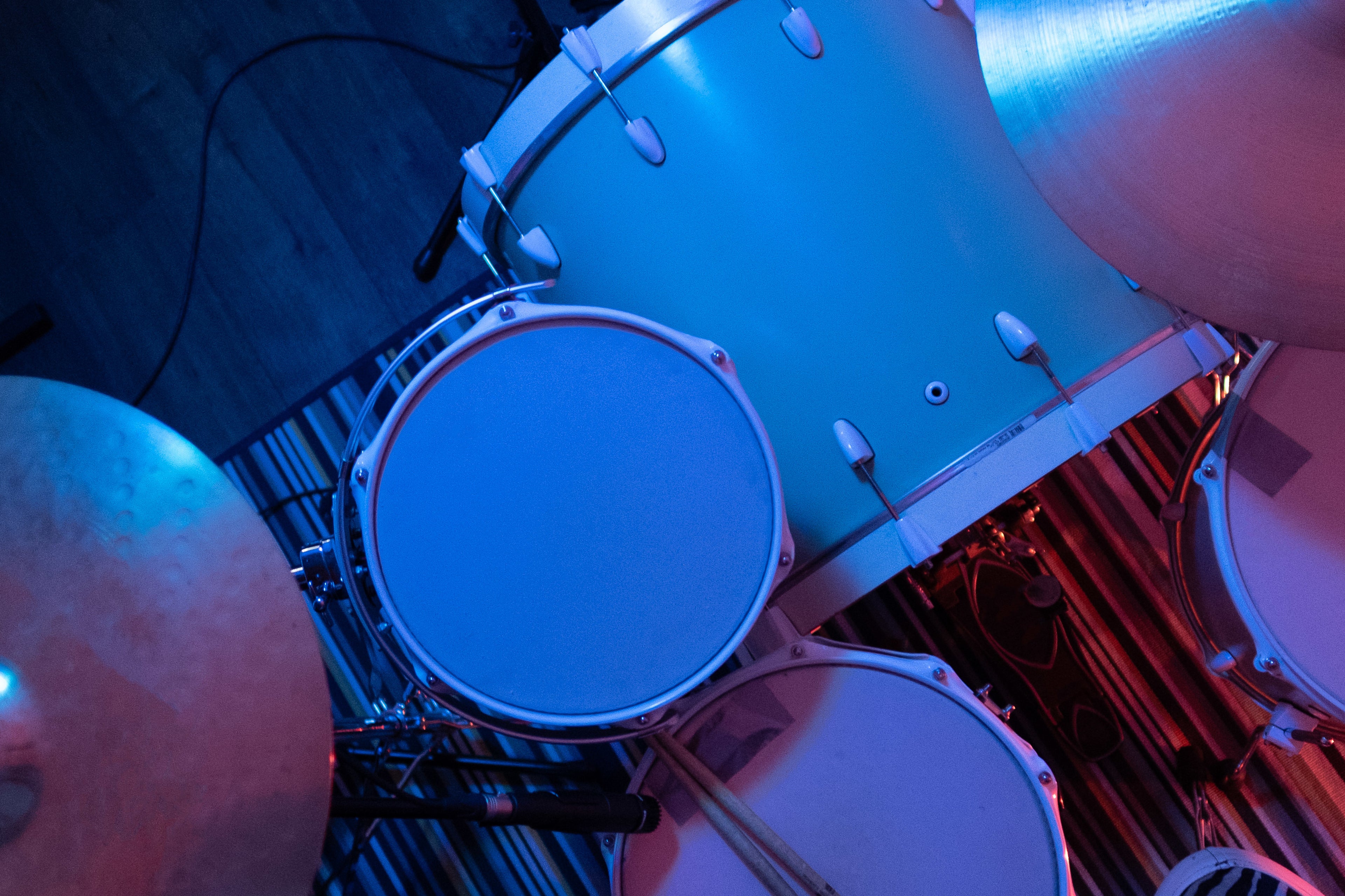 drum-set-on-stage