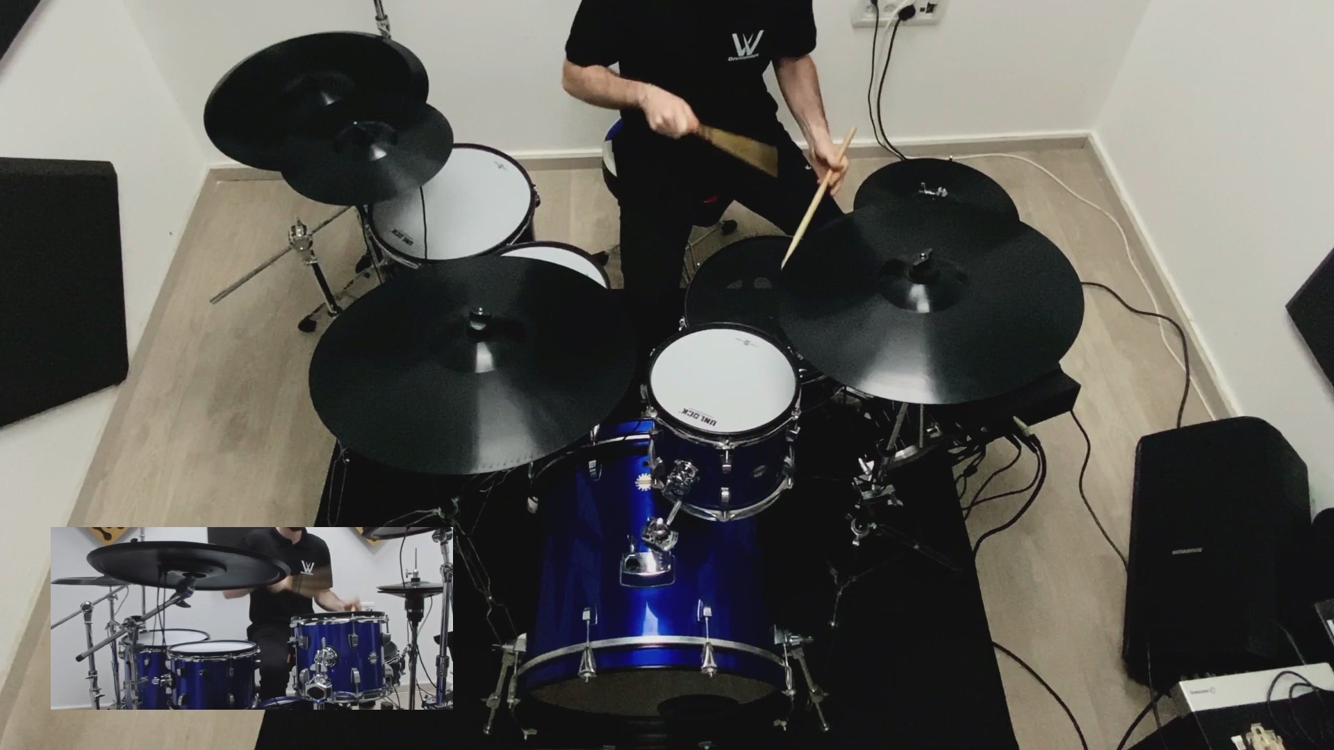 Load video: Phantom cymbals and drums