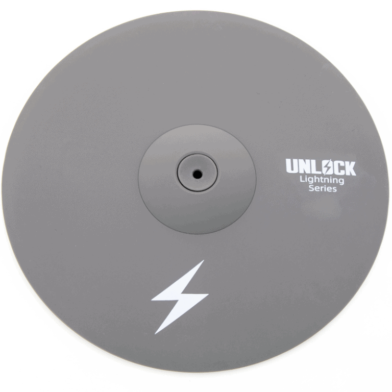 14 Inch Electronic Cymbal - 2zone Crash Cymbal - Unlock Lightning