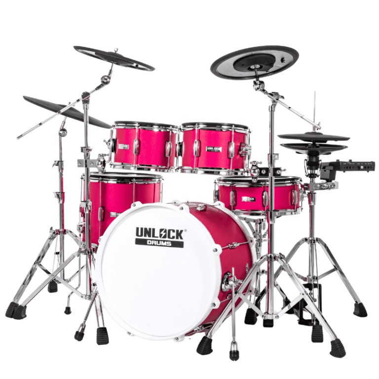 Unlock Vision20 Electronic Drum Set Pink
