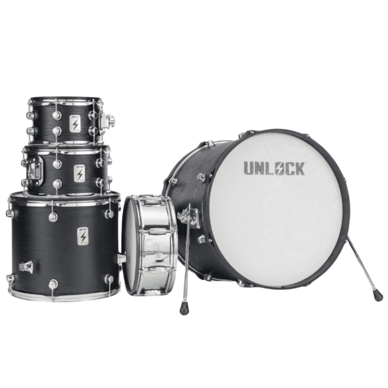 Unlock Electronic Drums Shell Packs Black Fog