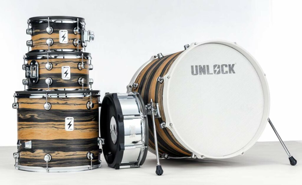 Unlock Electronic Drums Shell Packs Tobacco 